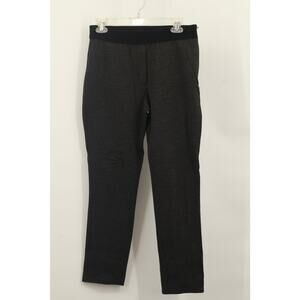 White House Black Market Womens The Skinny Ankle Pants Elastic Waist Size 8 Gray